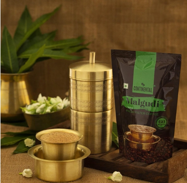 Continental Malgudi Fresh Filter Coffee, 60% Coffee-40% Chicory - 500gm