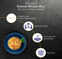 Daawat Biryani Basmati Rice, Worlds Longest Grains - 1kg