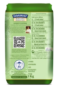Daawat Biryani Basmati Rice, Worlds Longest Grains - 1kg