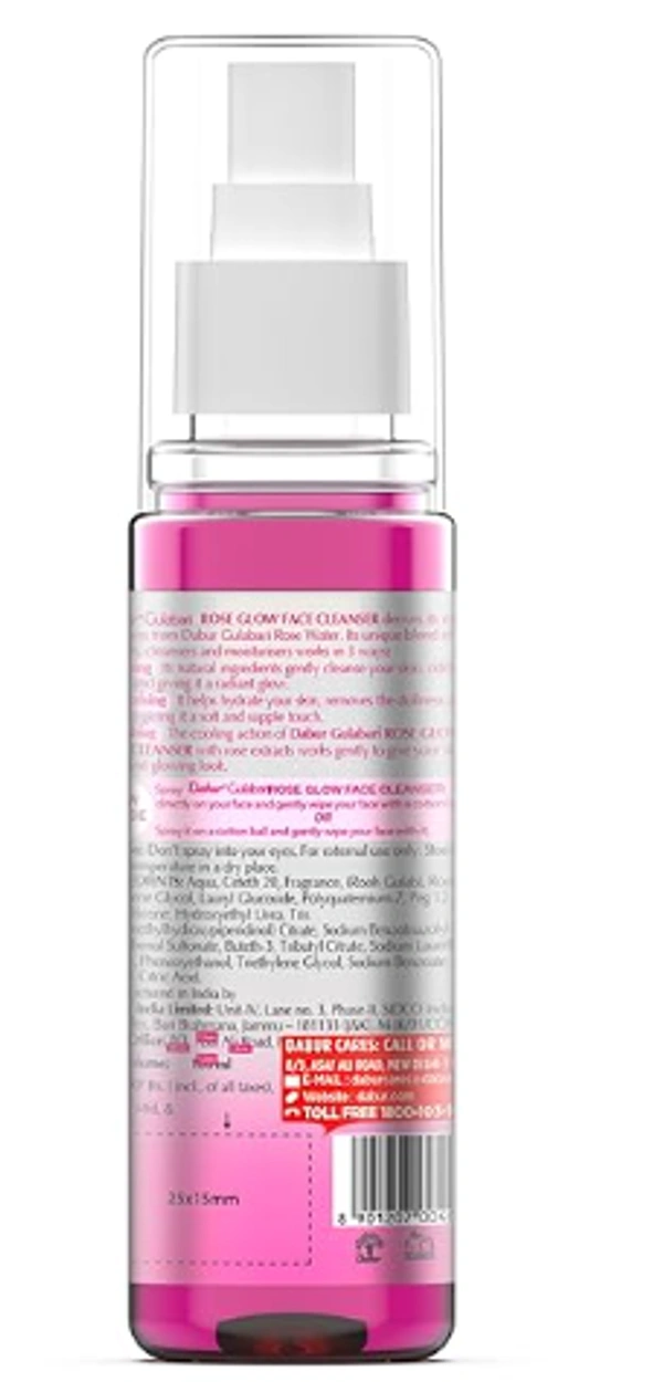 Dabur Gulabari Rose Glow Face Cleanser, 3 in 1-100ml