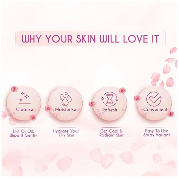 Dabur Gulabari Rose Glow Face Cleanser, 3 in 1-100ml