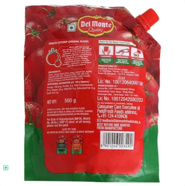 Delmonte Quality Tomato Ketchup Classic Blend - 500gm