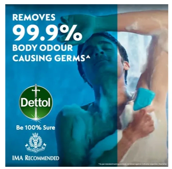 Dettol Cool Icy Soap, 4x100gm
