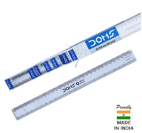 Doms Q 30 cm Transparent Scale, Precise Marking-1pc