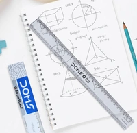 Doms Q 30 cm Transparent Scale, Precise Marking-1pc