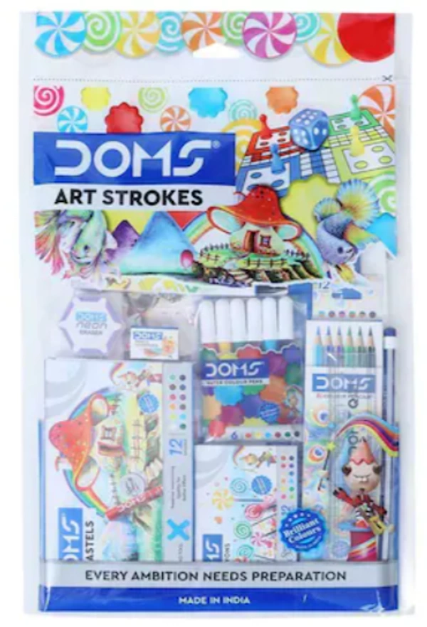 Doms Art Strokes-1packets