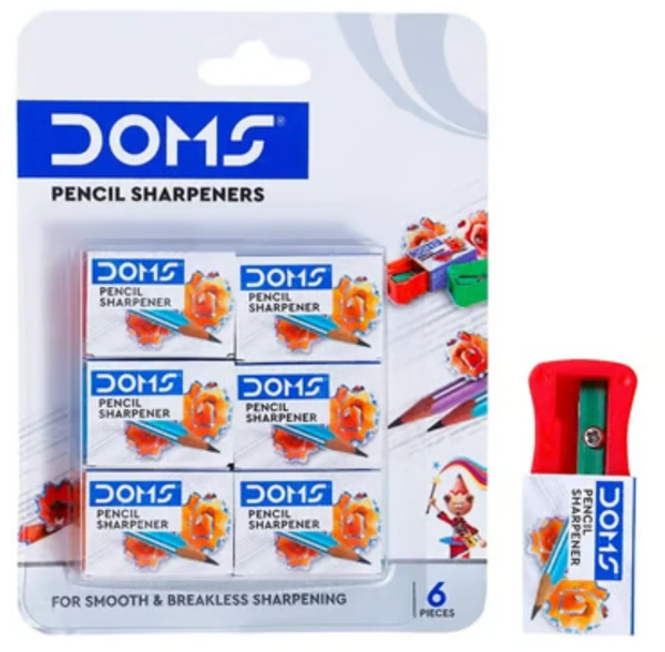 Doms Pencil Sharpeners - 6Nos
