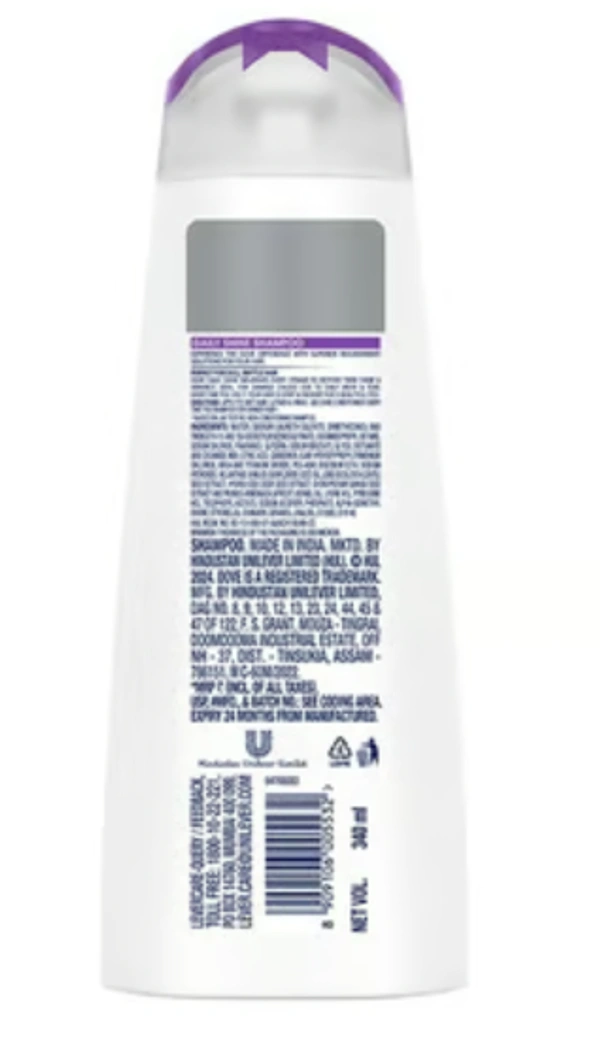 Dove Damage Therapy Bio-Protein Care Shampoo, Daily Shine - 340ml