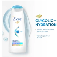 Dove Glycolic+ Hydration Shampoo-180ml