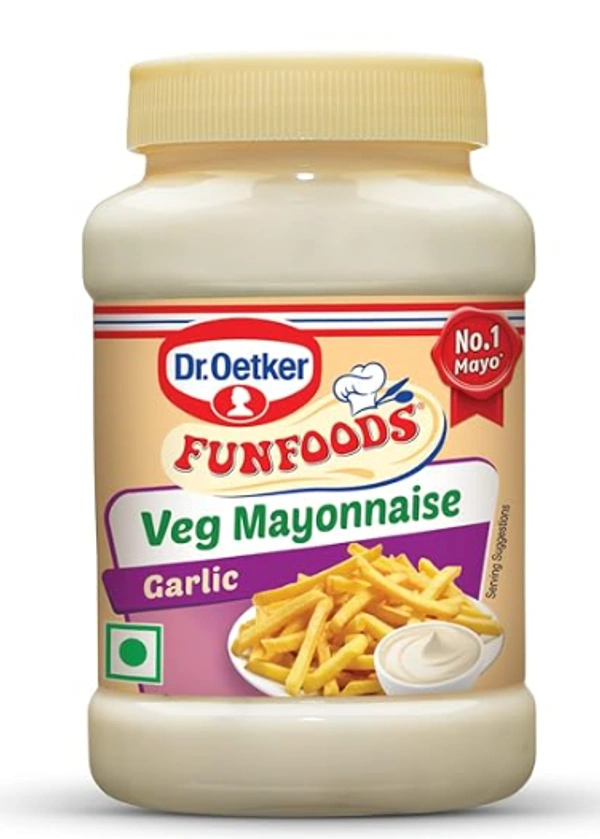 Dr Oetker Funfoods Veg Mayonnaise Garlic-250gm