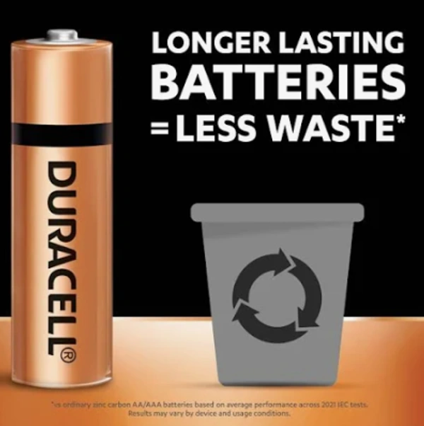 Duracell 2x Longer-Lasting, AA Batteries-2pcs