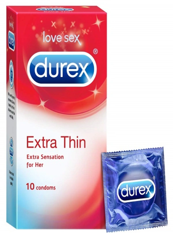 Durex Extra Thin, Extra Sensation for her, Condoms-10N