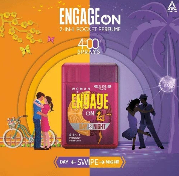 Engage On Woman Day & Night 2-in-1 Pocket Perfume-28ml