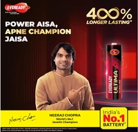 Eveready Ultima Alkaline AA Battery, 400% Longer Lasting