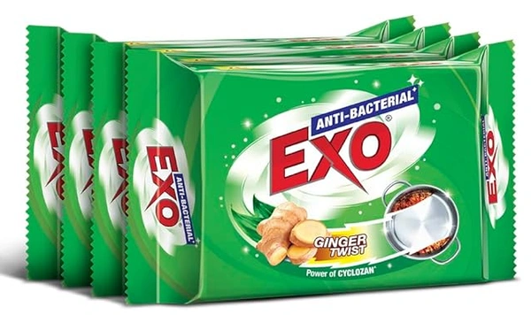 Exo Dishwash bar Anti-Bacterial, Buy 3 Get 1 Free - 4Unitsx90gm