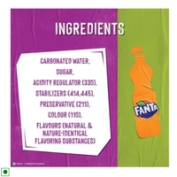 Fanta Added Orange Flavour Soft Drink, 750ml