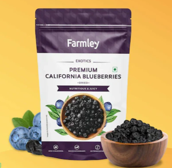 Farmley Premium California Blueberries, Dried-200gm