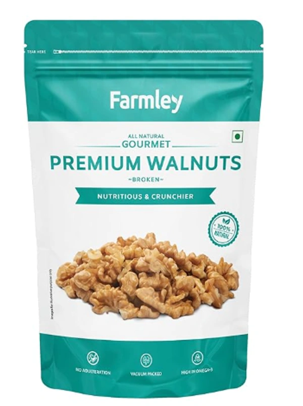 Farmley Premium Walnuts Broken, 200gm