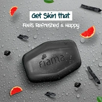 Fiama Gel Bar Charcoal & Grapefruit-2x125gm(Free Shower Gel Blackcurrant & Bearberry)