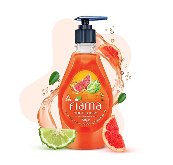 Fiama Hand Wash Pump, Happy - 400ml