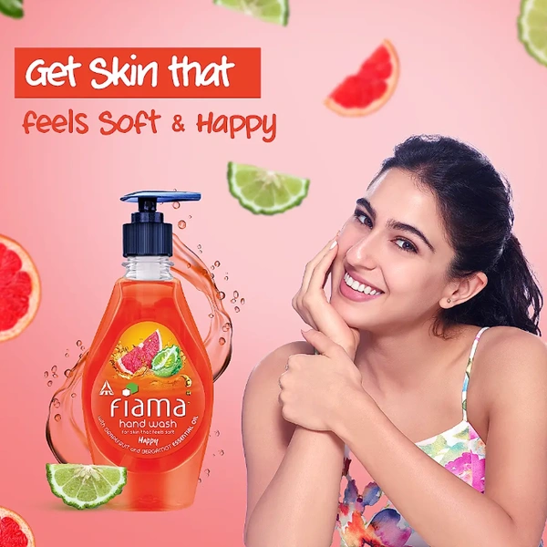 Fiama Hand Wash Pump, Happy - 400ml