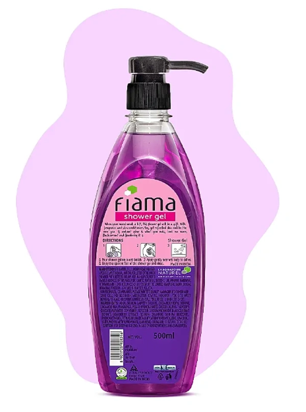 Fiama Shower Gel, Blackcurrant & Bearberry, 500ml
