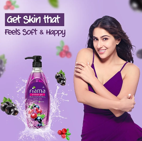 Fiama Shower Gel, Blackcurrant & Bearberry, 500ml