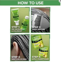 Garnier Color Naturals Crème Hair Colour, 35ml ml + 30gm, Shade 3 Darkest Brown