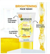 Garnier Skin Naturals Bright Complete, VitaminC,Face Wash-50gm