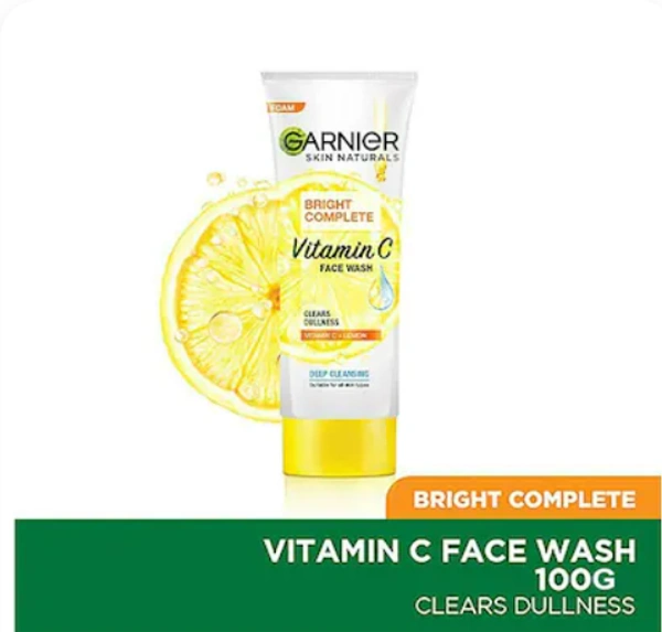 Garnier Skin Naturals Bright Complete, VitaminC,Face Wash-50gm