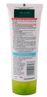 Garnier Skin Naturals, Pure Active, Purifying Face Wash-100gm