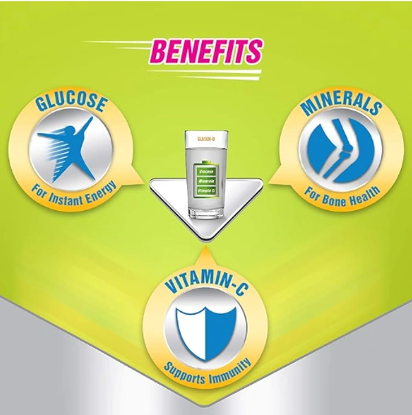 Glucon-D Instant Energy - Nimbu Pani Flavour, 200gm 