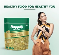 Happilo Premium Seedless Green Raisins / Kishmish-500gm