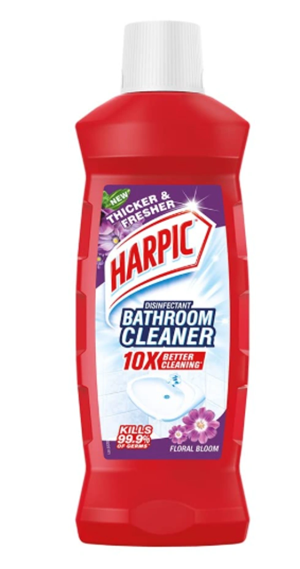 Harpic Bathroom Clearner Thicker & Fresher- Floral Bloom - 500ml