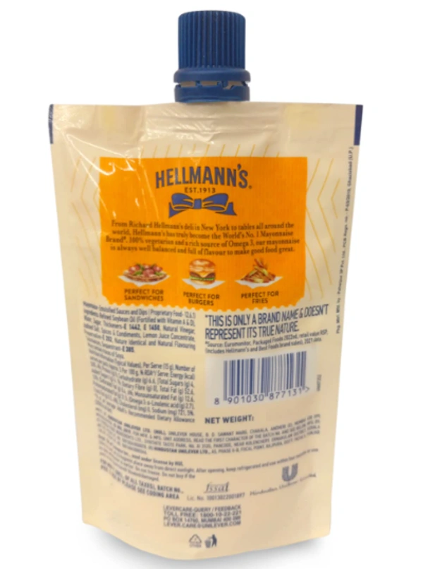Hellmanns Real Mayonnaise Creamy & Rich Tasting-85gm
