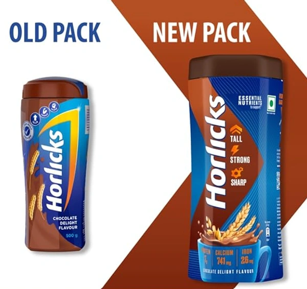 Horlicks Chocolate Delight Flavour-500gm(Jar)