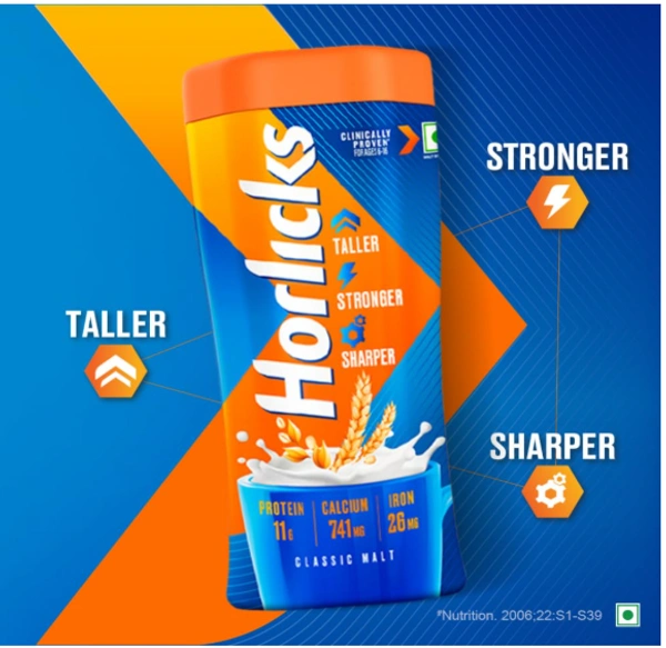 Horlicks classic malt, Jar - 500gm