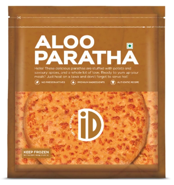 ID Frozen Stuffed Aloo Paratha / Parota - 400gm
