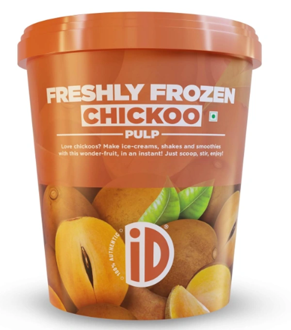 ID Freshly Frozen Chickoo Pulp - 500ml