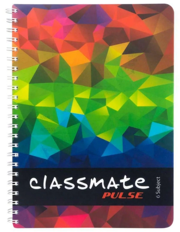 ITC Classmate Pulse Single Line Spiral Note Book(Design may vary) - 302 Pages