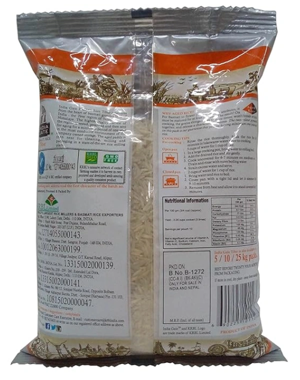 India Gate Tibar Basmati Rice-1kg