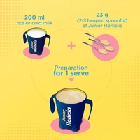 Junior Horlicks chocolate Flavour, For Ages 2 to 6 Years, 500gm