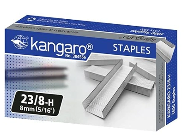 Kangaro Staples, 23/8-H | 8mm - 1Box(1000 Staples)