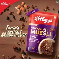 Kelloggs Chocolate Muesli, 57% Multigrain Fruit,Nut & Seeds-450gm