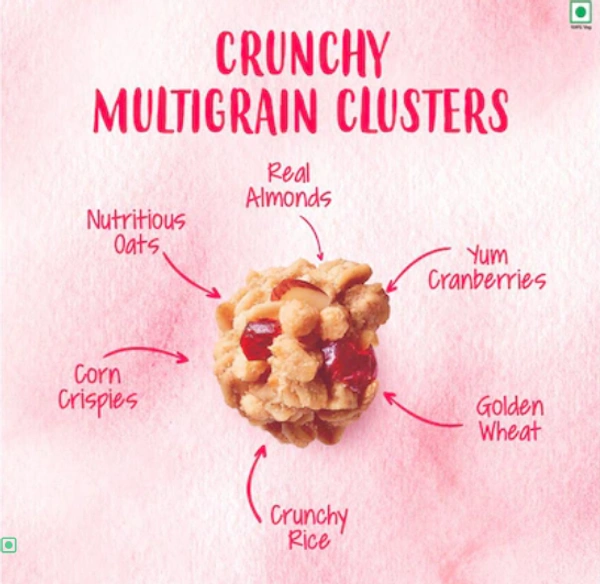 Kelloggs Crunchy Granola Almonds & Cranberries, 460gm