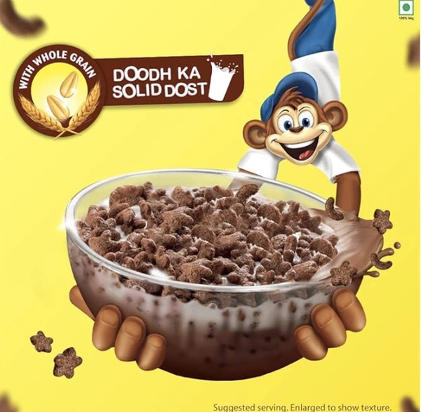 Kelloggs MultiGrain Chocos Moons & Stars-360gm(Bowl free)