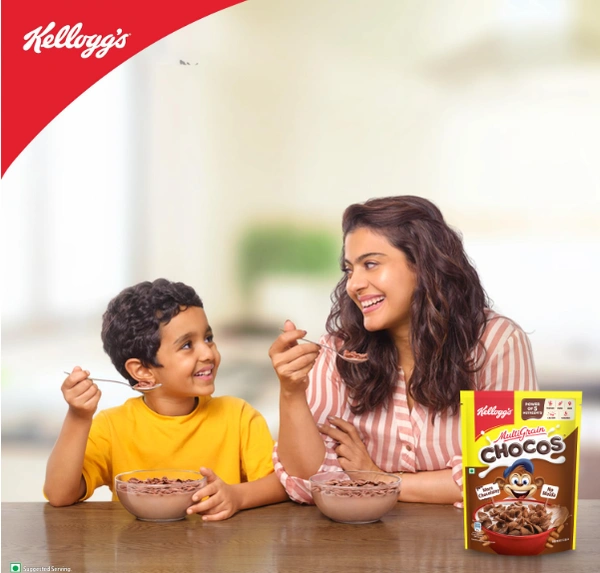 Kelloggs Multigrain Chocos, More Chocolatey|No Maida - 385gm
