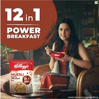 Kelloggs Muesli Nuts Delight, 12 in 1 Power Breakfast, 500gm