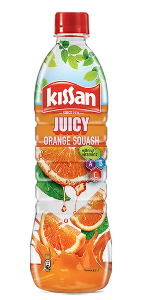 Kissan Juicy Orange Squash - 750ml