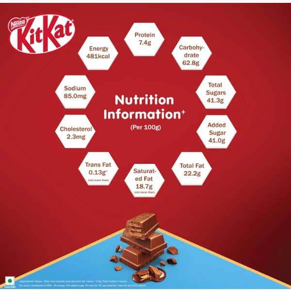Nestle KitKat Rich Chocolate Coated Wafer - 50gm